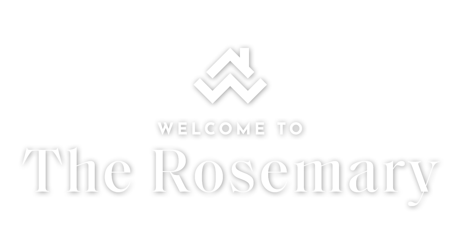 Logo white at The Rosemary Apartments, Humble, 77346